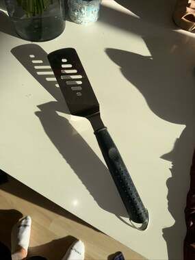 Farberware Soft Grip Slotted Stainless Steel BBQ Grilling Spatula